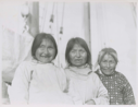 Image of 3 Polar Eskimo [Inughuit] women who were with Peary on North Pole expedition [Tukummeq, Inugarssuk, Arnanguaq]]